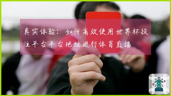 真实体验:如何高效使用世界杯投注平台平台地址进行体育直播